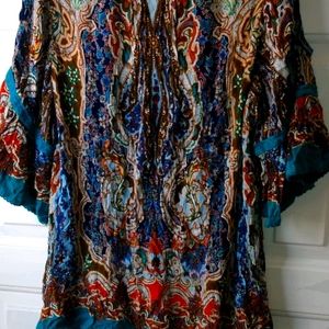 Women's cold shoulder blouse